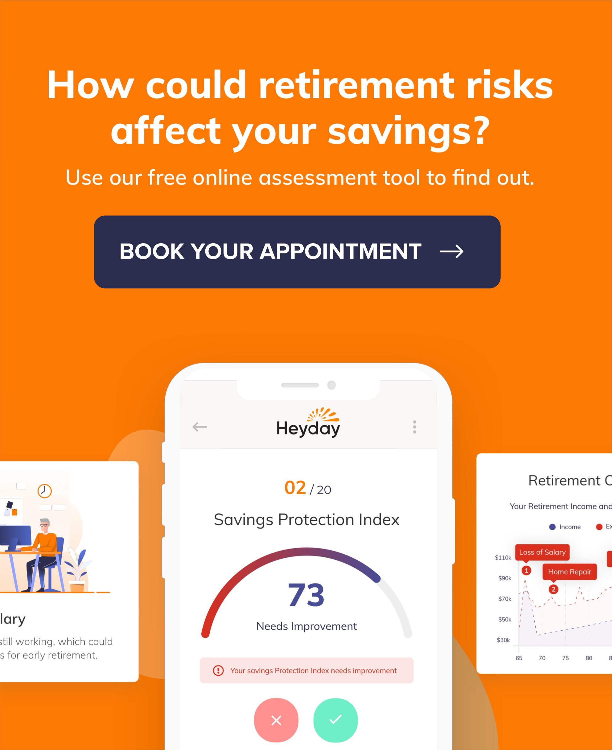 Try our free retirement risk assessment 